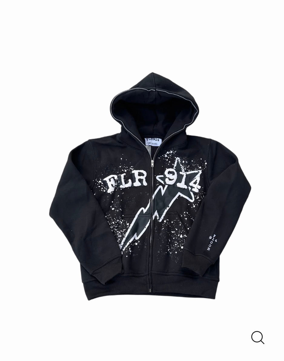 JET BLACK "ALL STAR" FULL ZIP